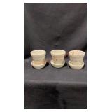 Longaberger Pottery Flower Pots