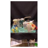 Tray Lot Tea Pot,Mugs & More