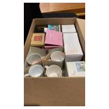 Box Lot Mugs Many Easter