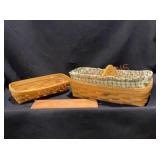 Longaberger Baskets 1991 & 1995 & Brick