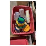 Tote Plastic Dishes Containers