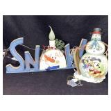 Tote Lot Christmas Decorations