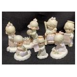 6 Enesco Precious Moments Figurines