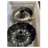 Tote Lot Of Baking Pans