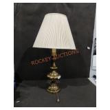 Pair Table Lamps 36" With Shades
