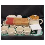 Lot Longaberger Pottery & More