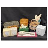 Lot Longaberger,snowbabies & More