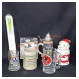 Tray Lot Mugs,stein,wine Cooler & More