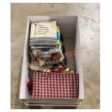 Box Lot Towels,runners & Holiday Items