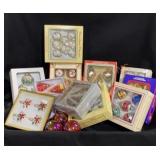 Box Lot Christmas Ornaments
