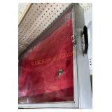 22"x34" Metal Display Case/lock & Keys