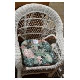 White Wicker Chair