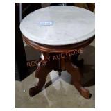 Marble Topped Side Table