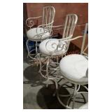 Set Of 3 Swivel Stools