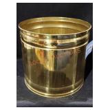 12" Vertical Brass Container
