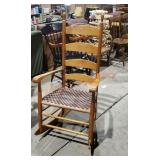 Shaker-style Ladderback Rocker
