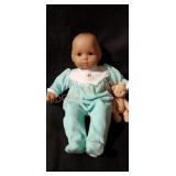 Pleasant Company Bitty Baby Doll with Teddy Bear
