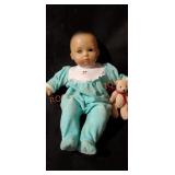 Pleasant Company Bitty Baby Doll with Teddy Bear