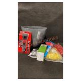 Flower Pot with Miscellaneous Items