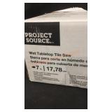 Project Source Wet Tabletop Tile Saw