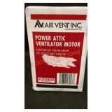 Power Attic Ventilator Motor
