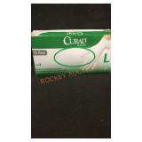 Curad 3G Vinyl Gloves, Large