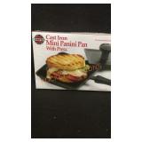 Cast Iron Mini Panini Pan with Press