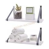 Labcosi white wall shelf