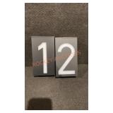 Solar Address Number Plate