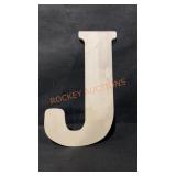 Wooden Letter J
