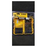 Dewalt 14 Piece Gold Ferrous Drill Bit Set