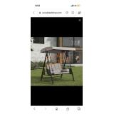 Purple Leaf Patio Swing