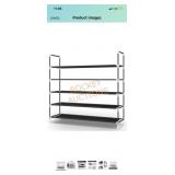 Awenia 5 tier fabric shoe rack
