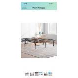 Linenspa 14 Inch Folding Metal Platform Bed Frame