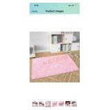 Pottery Barn for kids 3x5 Pink rug