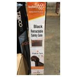 Black Retractable Safety Gate