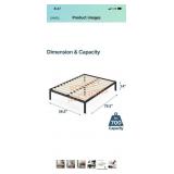 ZINUS Mia Metal Platform Bed Frame / Wood Slat
