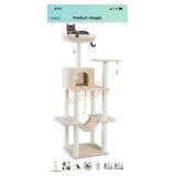 60" Multi-Level cat tree condo