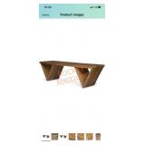 Outdoor Wooden Bench Teak Finish