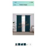 2 Blackout Grommet Curtains 52x84