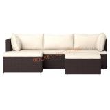 Amazon Basics Outdoor Wicker Rattan Sectional