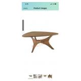 Triangle wood coffee table
