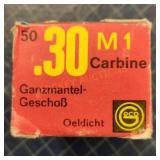 .30 M1 Carbine 100 Rounds
