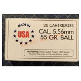 Ball Cal 5.56 Mm 55 Grain 60 Rounds