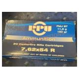 Ppu 7,62x54, 100 Rounds