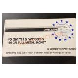 40 Smith & Wesson 180 Grain, 100 Rounds