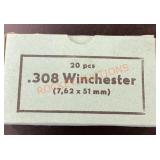 .308 Winchester 7.62x51mm, 100 Rounds