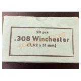 .308 Winchester 7.62x51mm, 100 Rounds