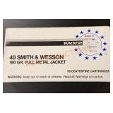 40 Smith&wesson 180 Grain, 100 Rounds