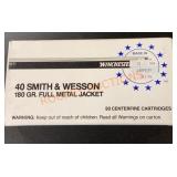 40 Smith&wesson 180 Grain, 100 Rounds